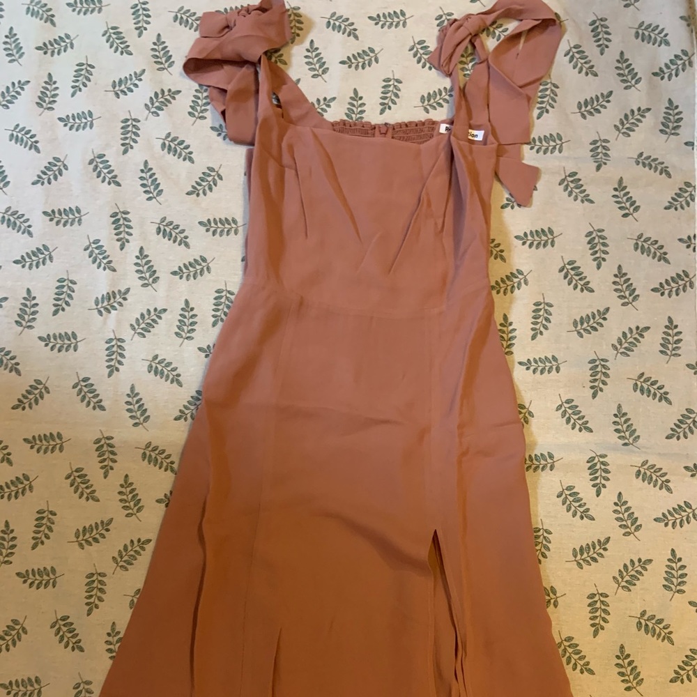 Reformation Twilight Dress  Color: Praline - Picture 9 of 10